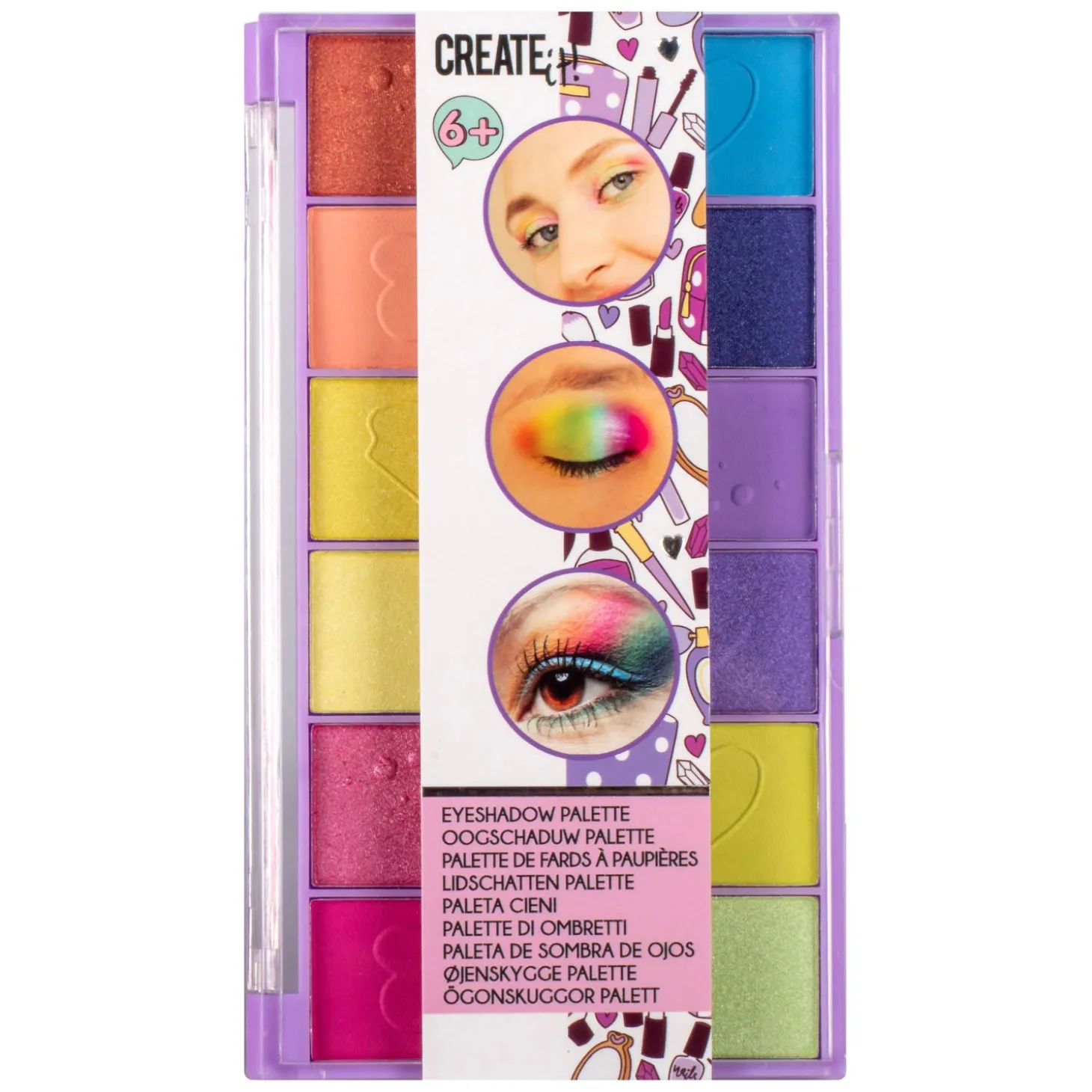 Create it! Beauty Oogschaduw Palette, 12 Kleuren!