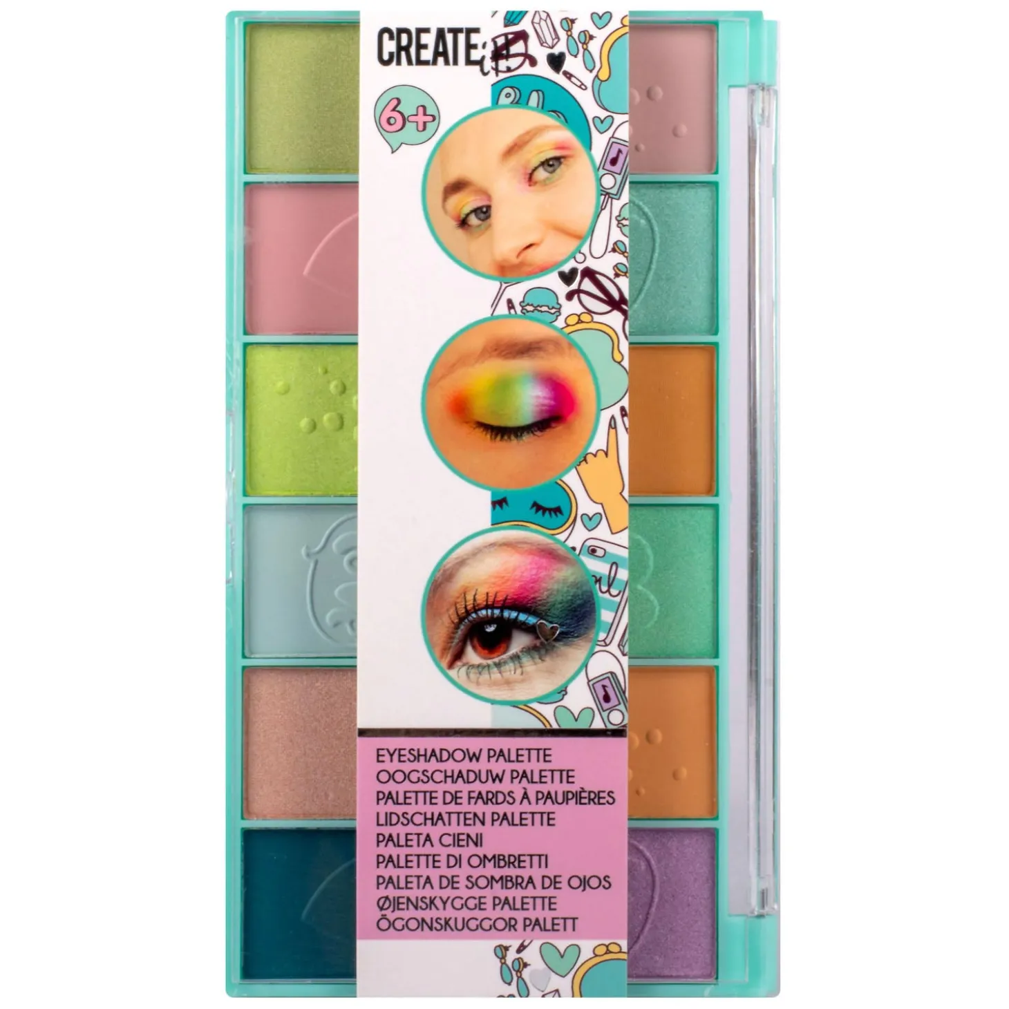 Create it! Beauty Oogschaduw Palette, 12 Kleuren!