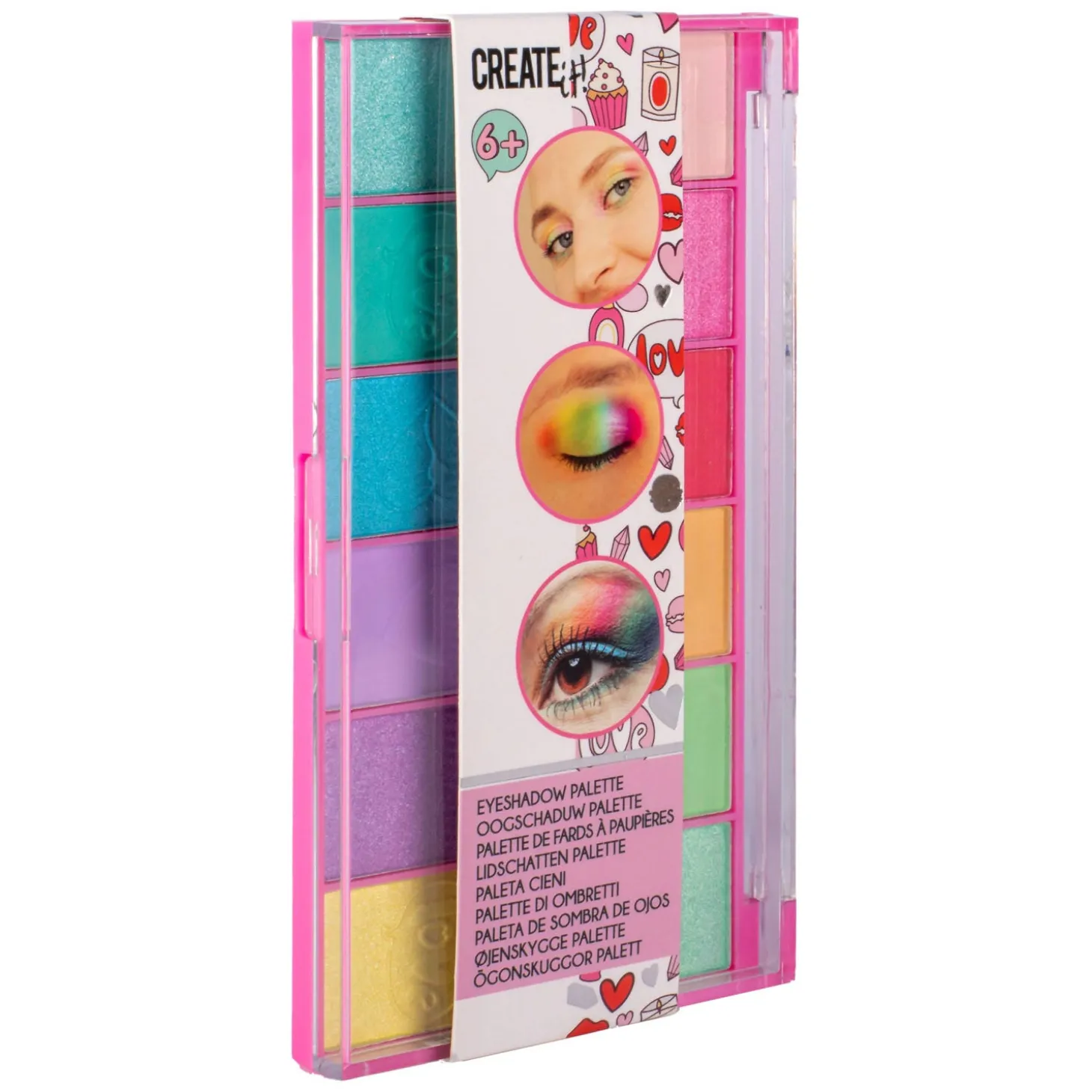 Create it! Beauty Oogschaduw Palette, 12 Kleuren!