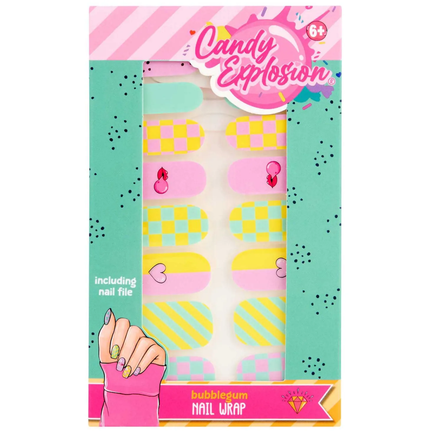 Create It! Candy Explosion Kunstnagel Stickers