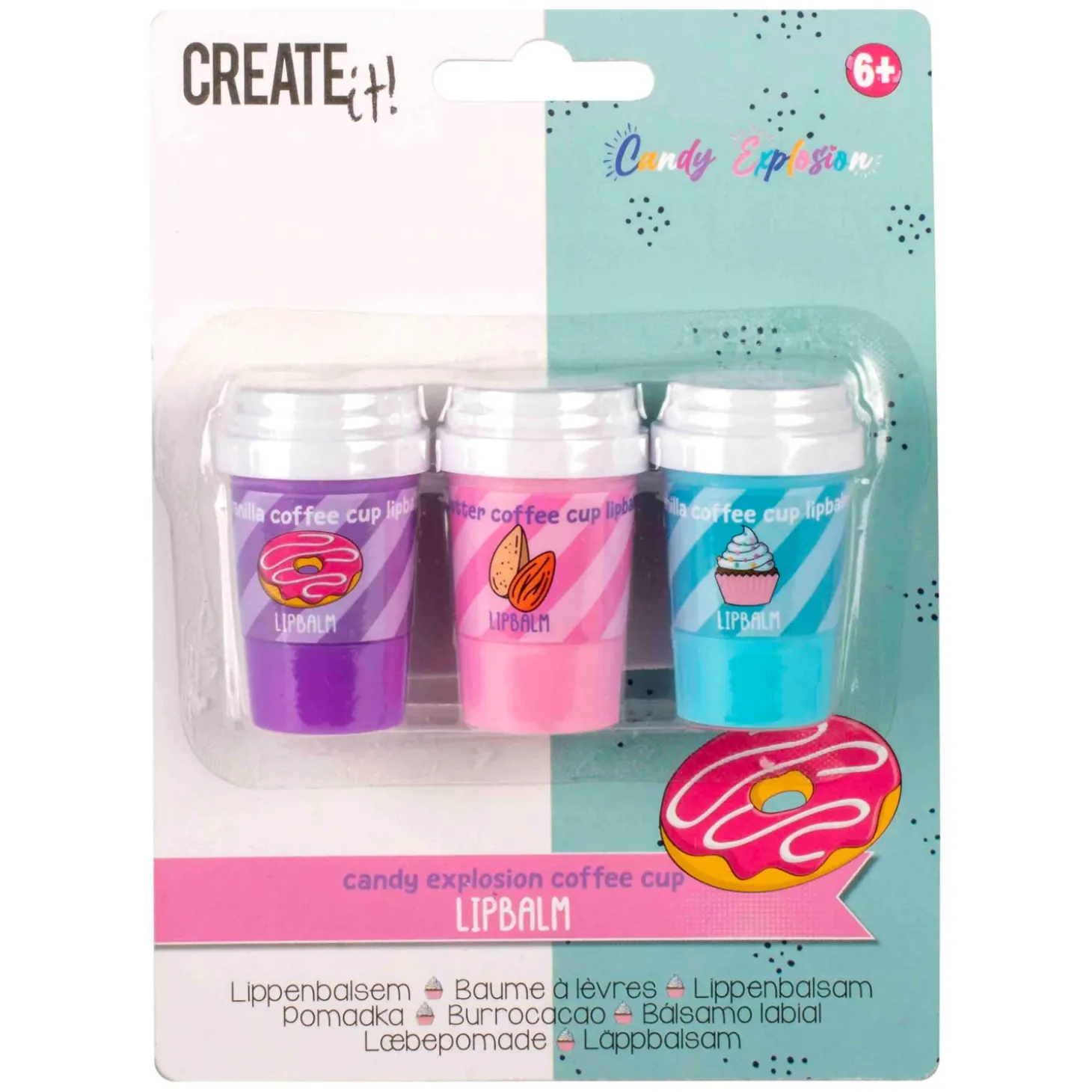 Create it! Candy Explosion Lippenbalsem, 3st.