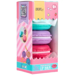 Create It! Candy Lippenbalsem Macaron Box, 3st.