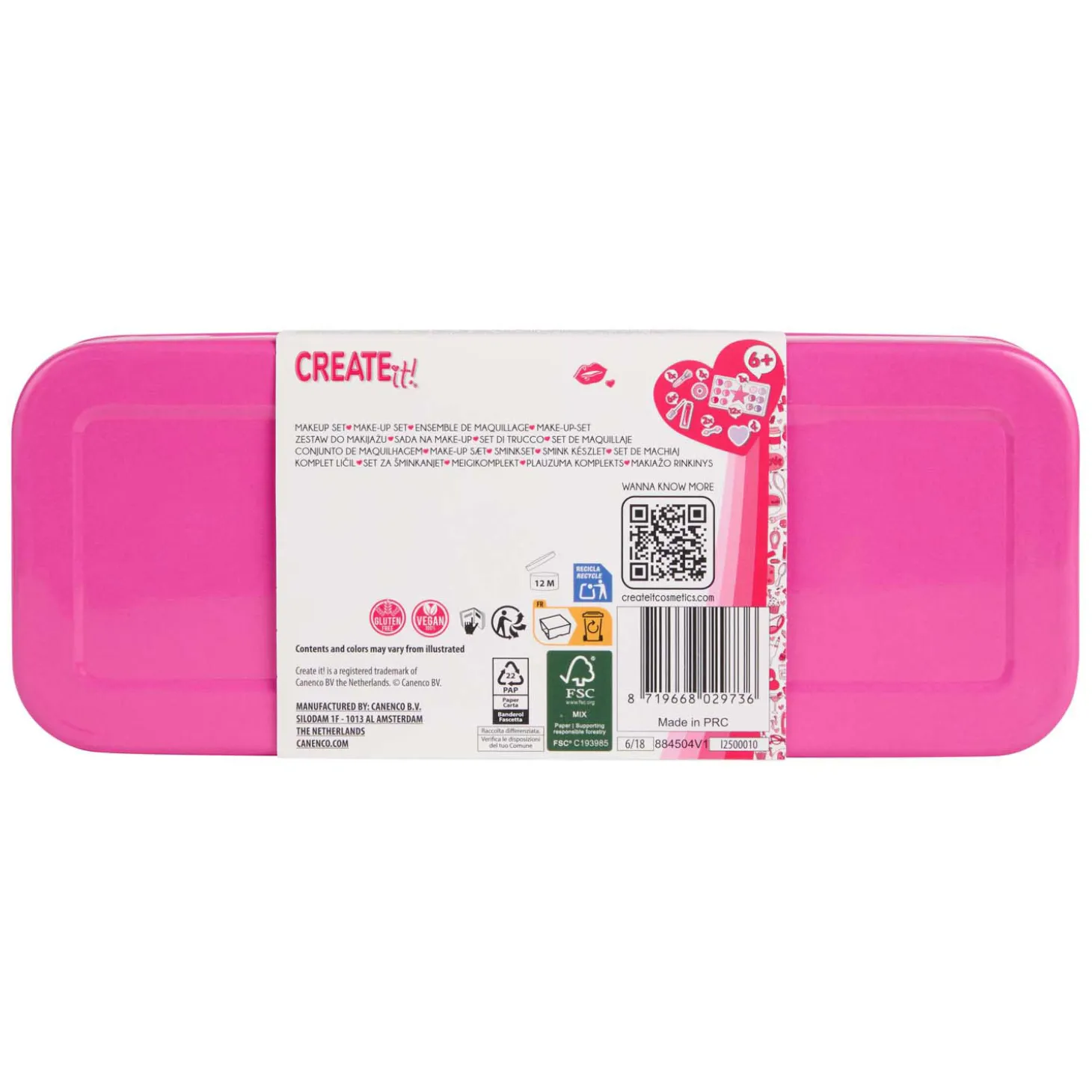 Create it! 3-laags Make-Up Blik