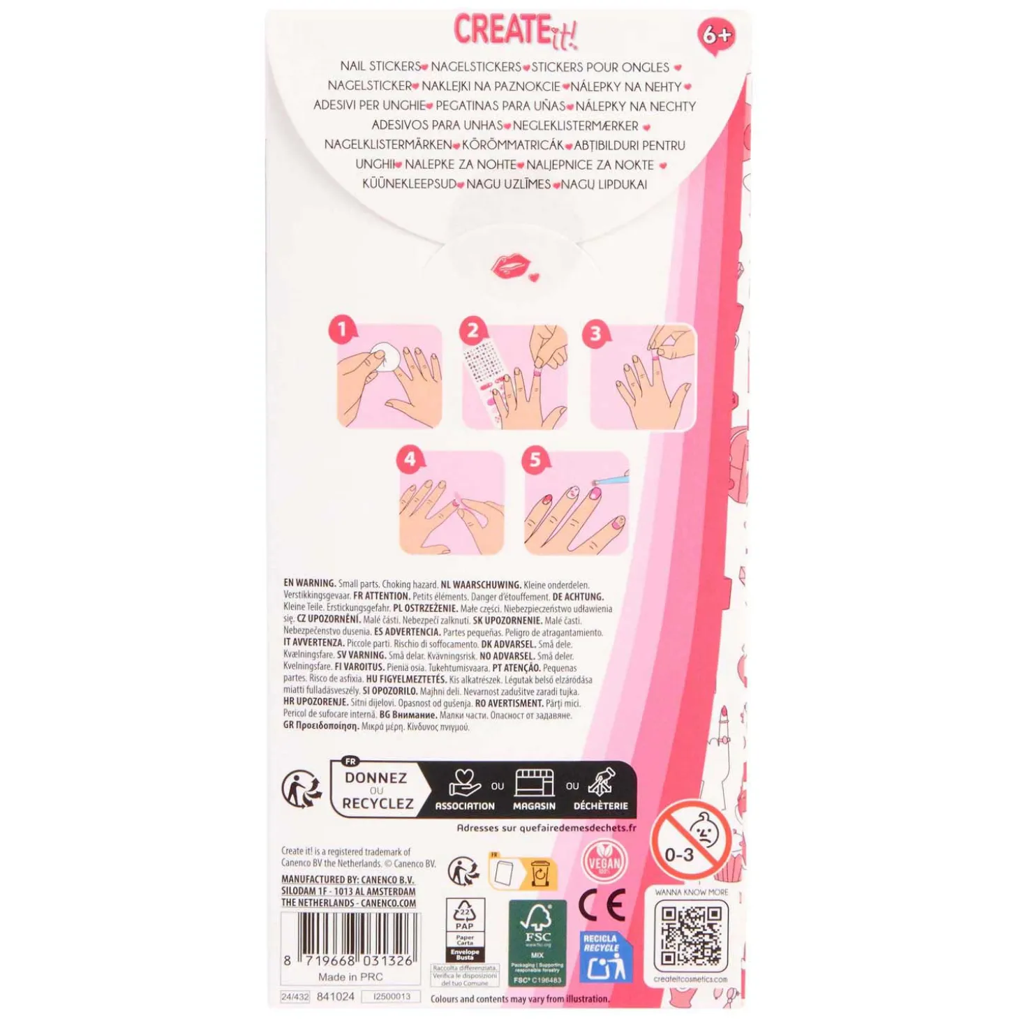 Create It! Nagelsticker Creatie Set