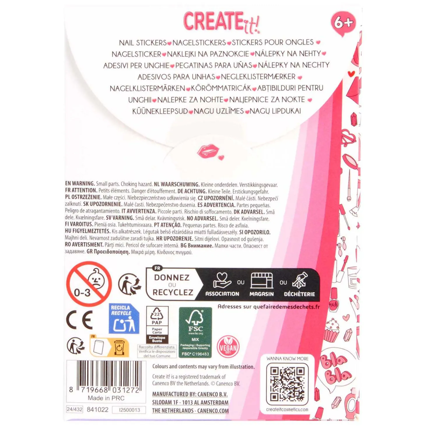 Create It! Nagelstickers Vel