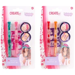 Create it! Tattoo Geurpennen, 3st + Sjabloon