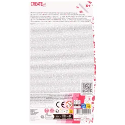 Create it! Tattoo Geurpennen, 3st + Sjabloon