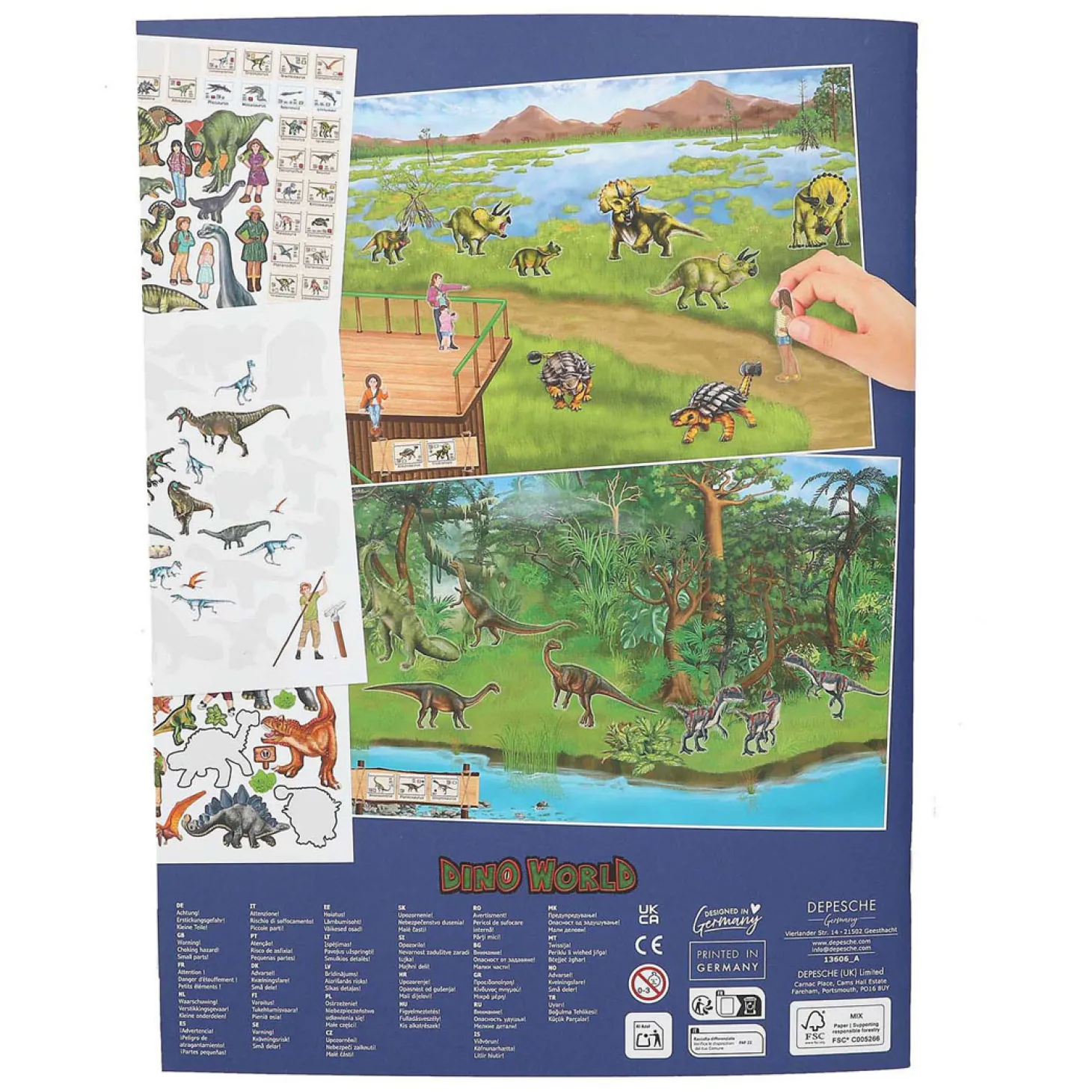 Create your Dino Zoo Stickerboek