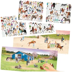 Create Your Happy Horses Stickerboek