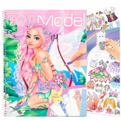 Create Your TOPModel Kleurboek met Stickers Fantasy