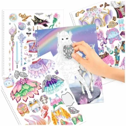 Create Your TOPModel Kleurboek met Stickers Fantasy