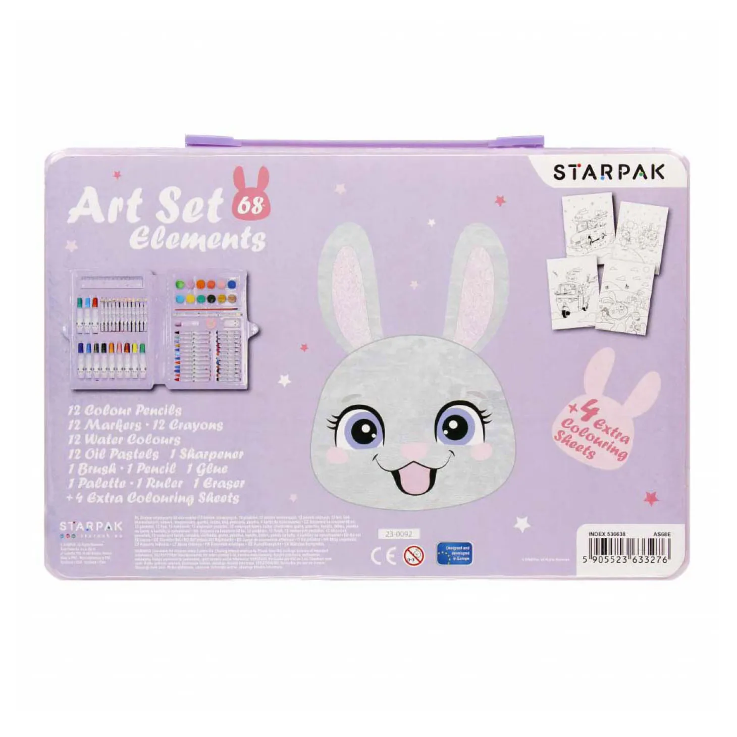 Creatieve Set Konijn, 68dlg.