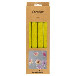 Crepepapier Lichtgroen - 4st.