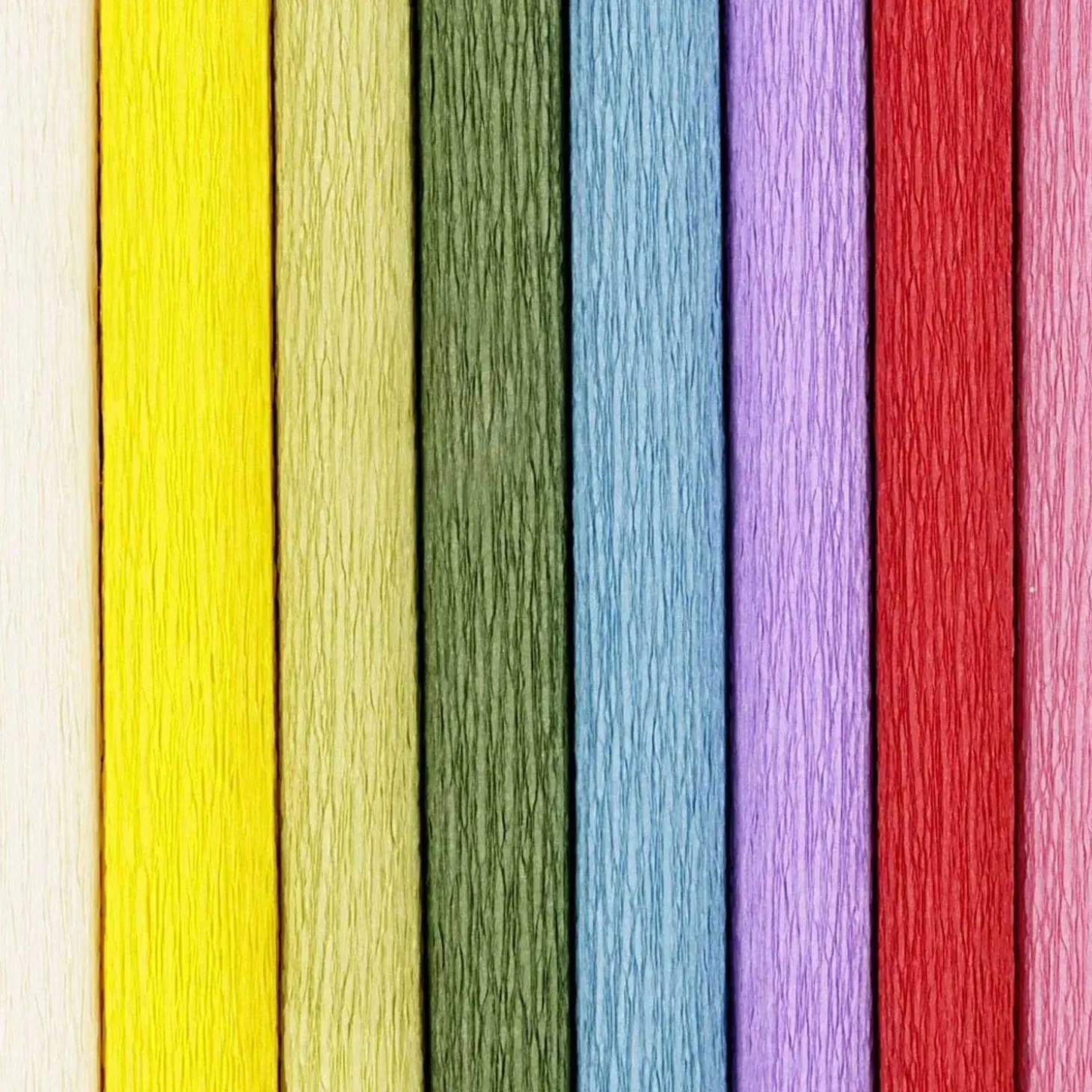 Crêpepapier Standaard Kleuren, 8 Vellen