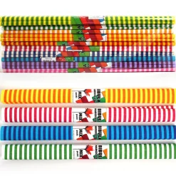 Crêpepapier Strepen, Set van 10