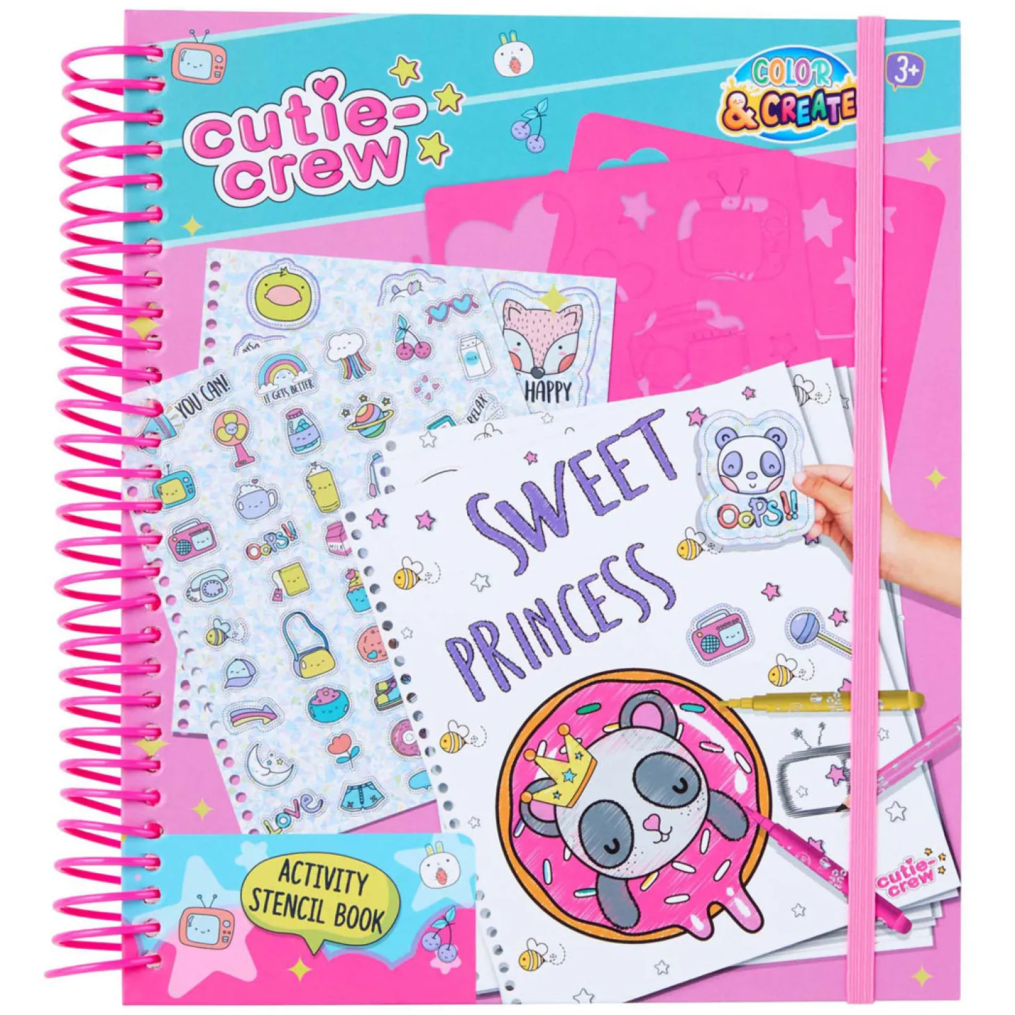 Cutie Crew Sjabloon Activiteiten Kleurboek