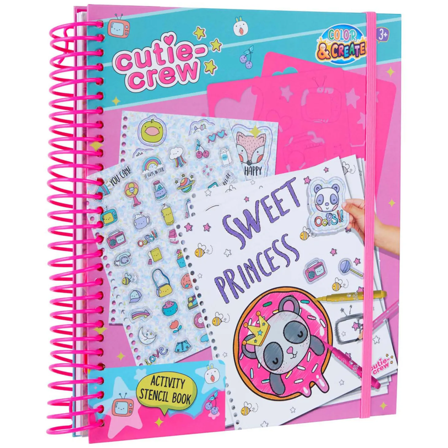 Cutie Crew Sjabloon Activiteiten Kleurboek