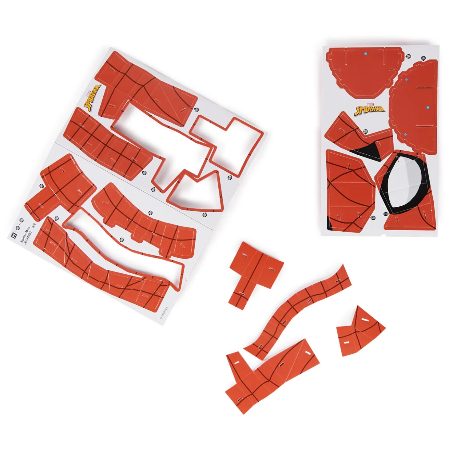 4D Build Marvel Spiderman Kartonnen Bouwpakket - 82st.