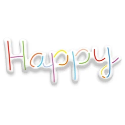 3D Folieballon 'Happy Birthday', 56cm