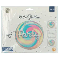 3D Folieballon 'Party' 56cm