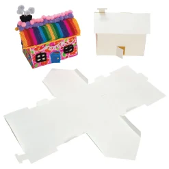 3D Papieren Vouw Huizen, Set van 20
