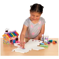 3D Papieren Vouw Huizen, Set van 20