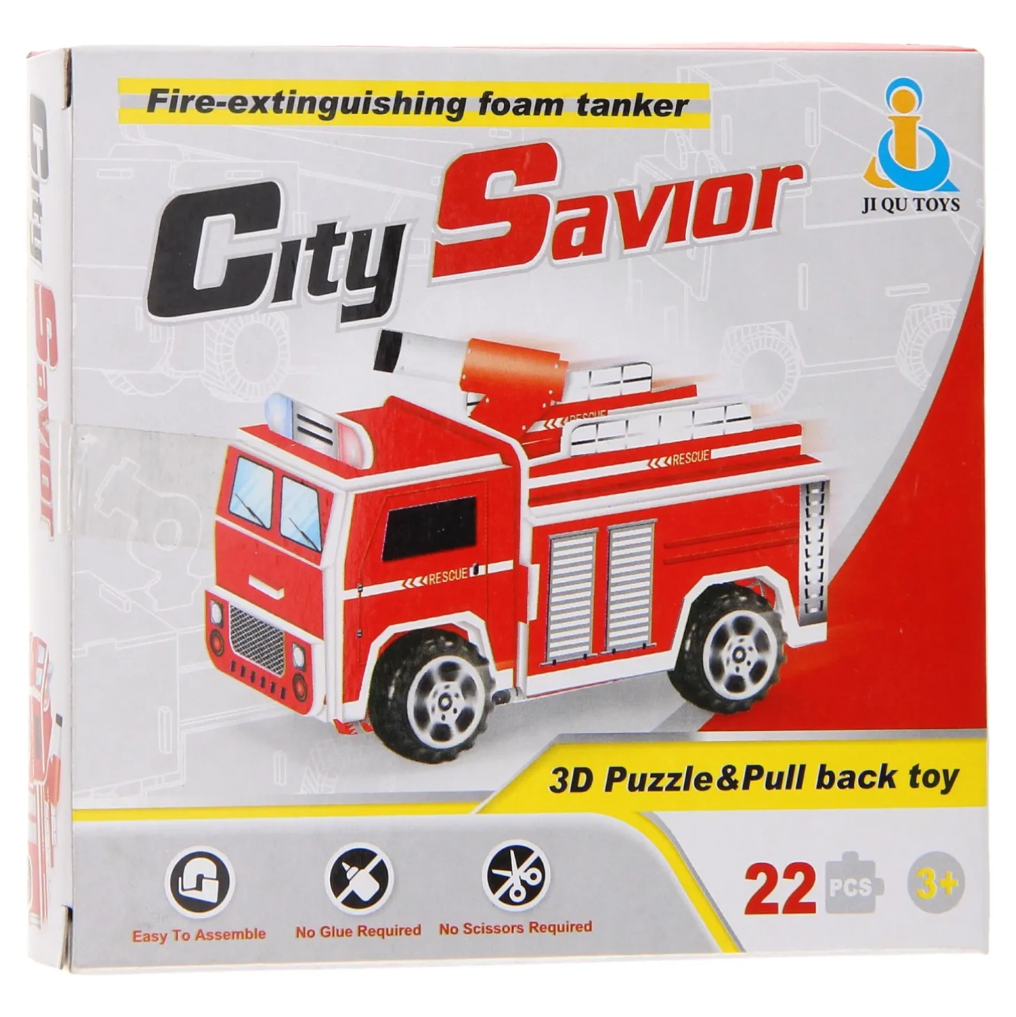 3D Puzzel Brandweerauto 22st.