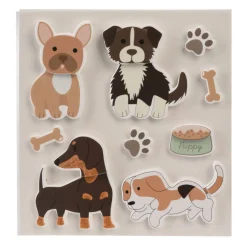 3D Stickervel Huisdieren