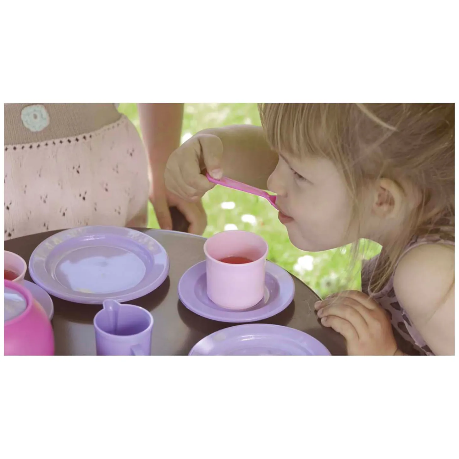 Dantoy Koffieset roze, lila 17dlg.