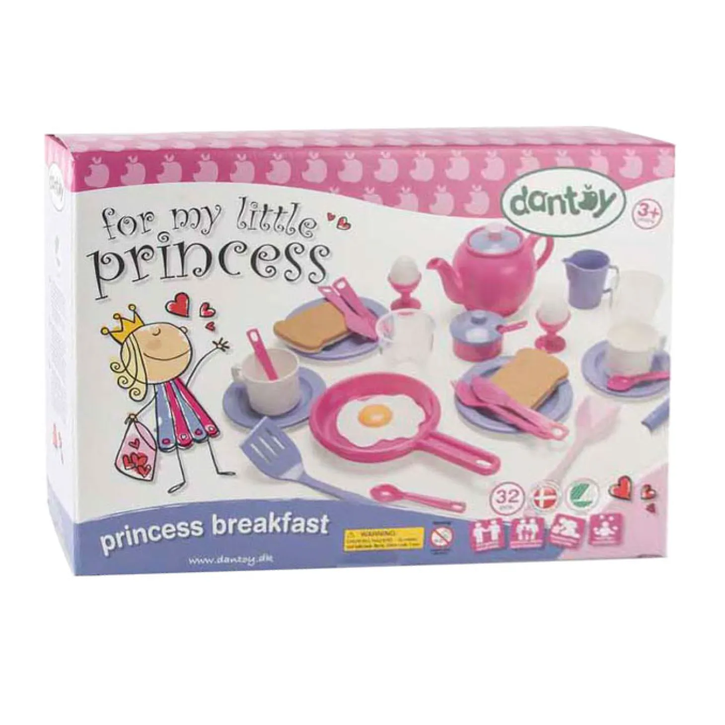 Dantoy Prinsessen Serviesset, 32dlg.