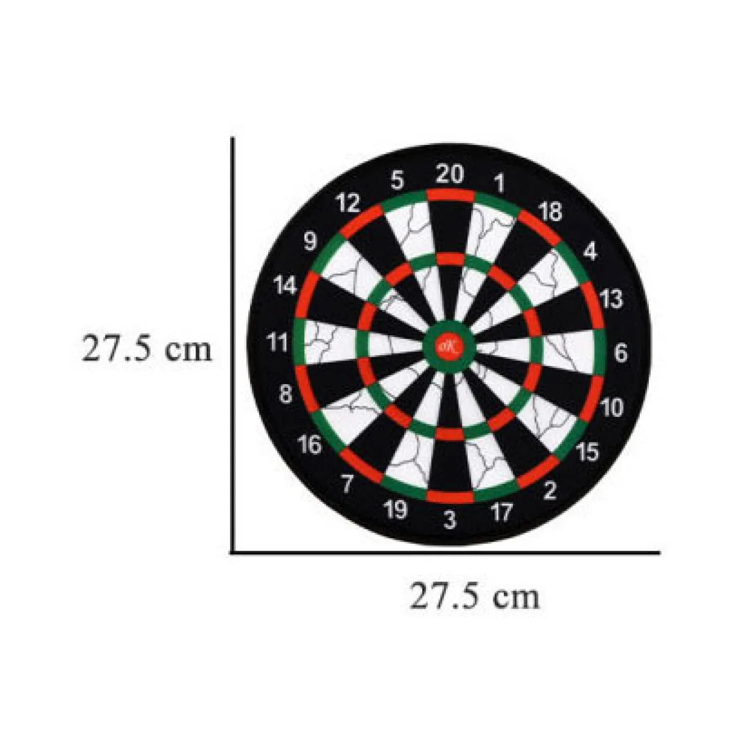 Dartbord Klittenband met 3 Pijltjes