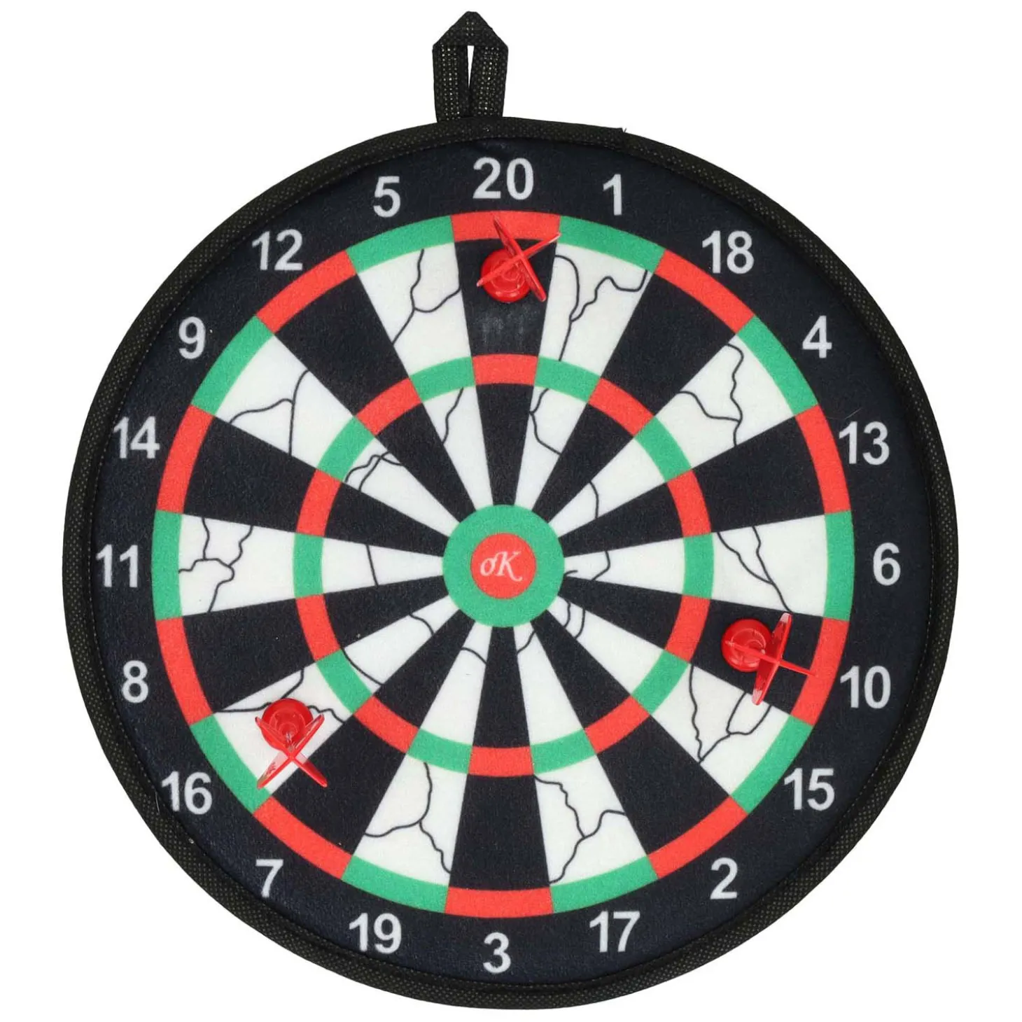 Dartbord Klittenband met 3 Pijltjes