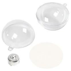 Deco Ballen Transparant 5cm, 10st.