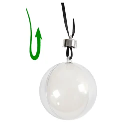 Deco Ballen Transparant 5cm, 10st.