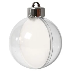 Deco Ballen Transparant 6cm, 8st.