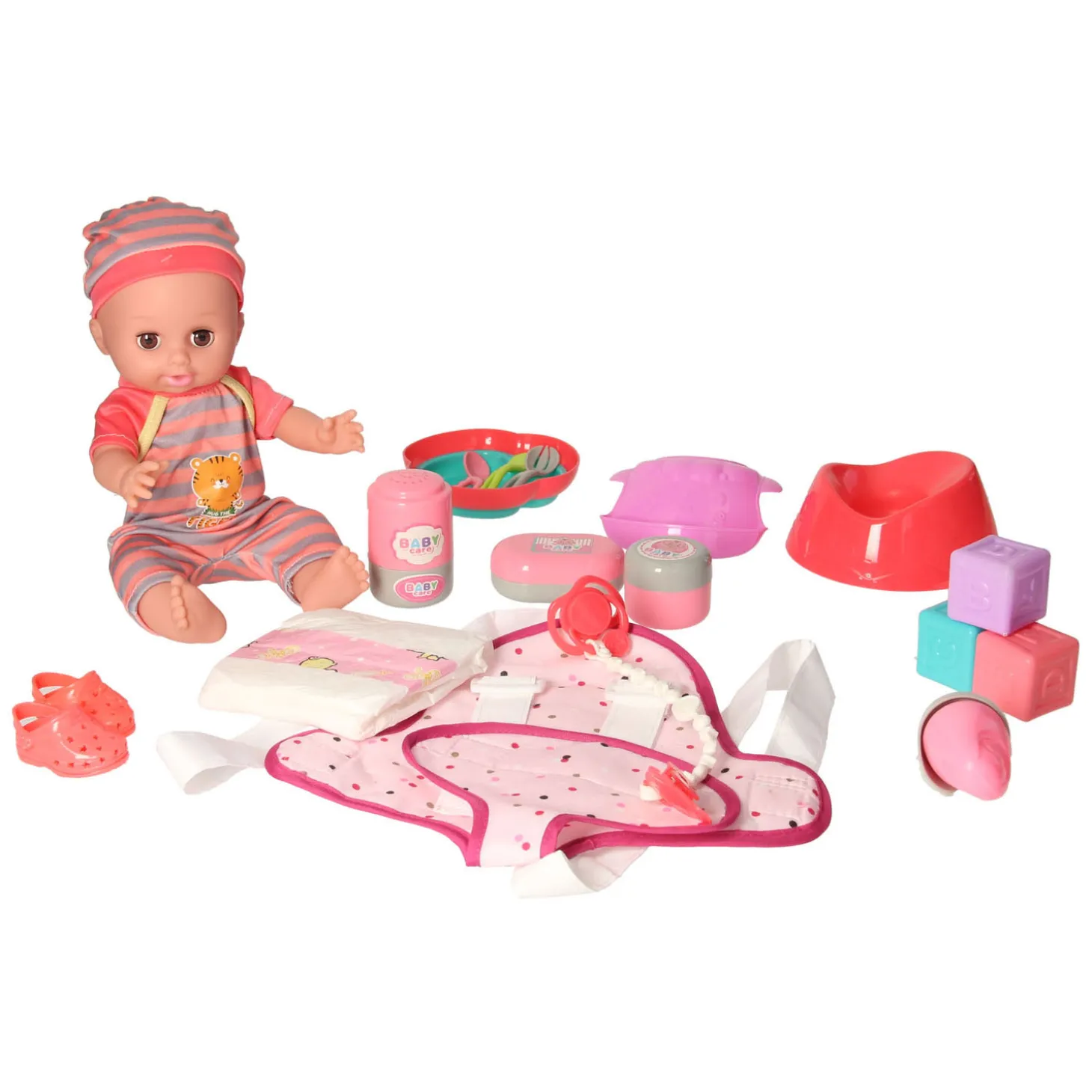 Deluxe Poppenset Buikdraagtas