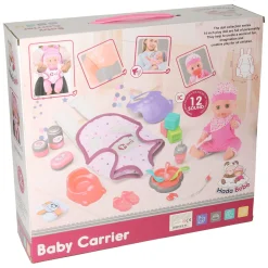 Deluxe Poppenset Buikdraagtas