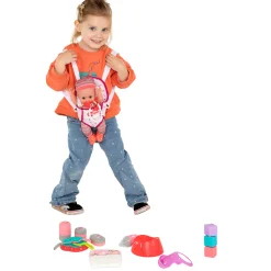 Deluxe Poppenset Buikdraagtas