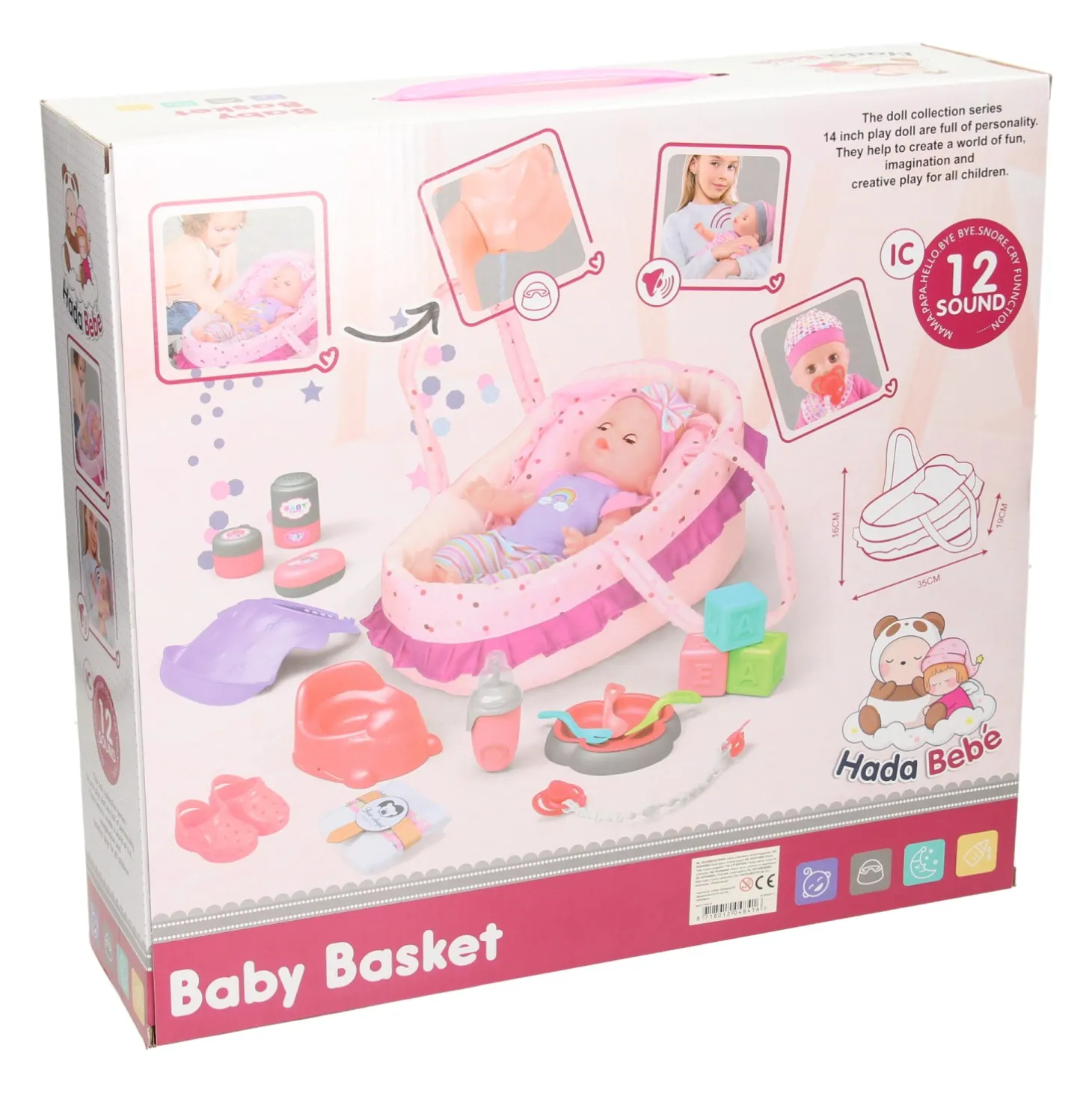 Deluxe Poppenset Draagbed