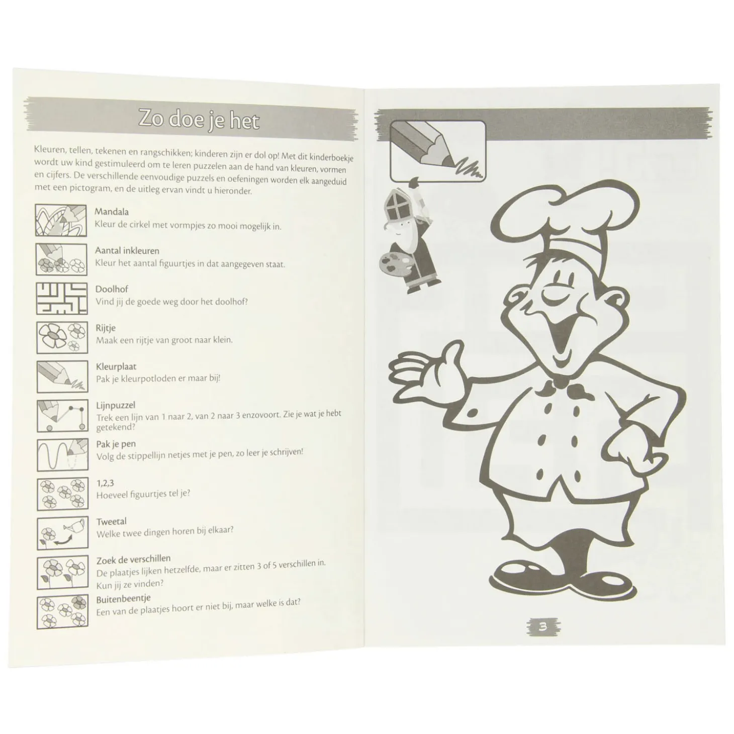 Denksport Kids Puzzelboek Sinterklaas
