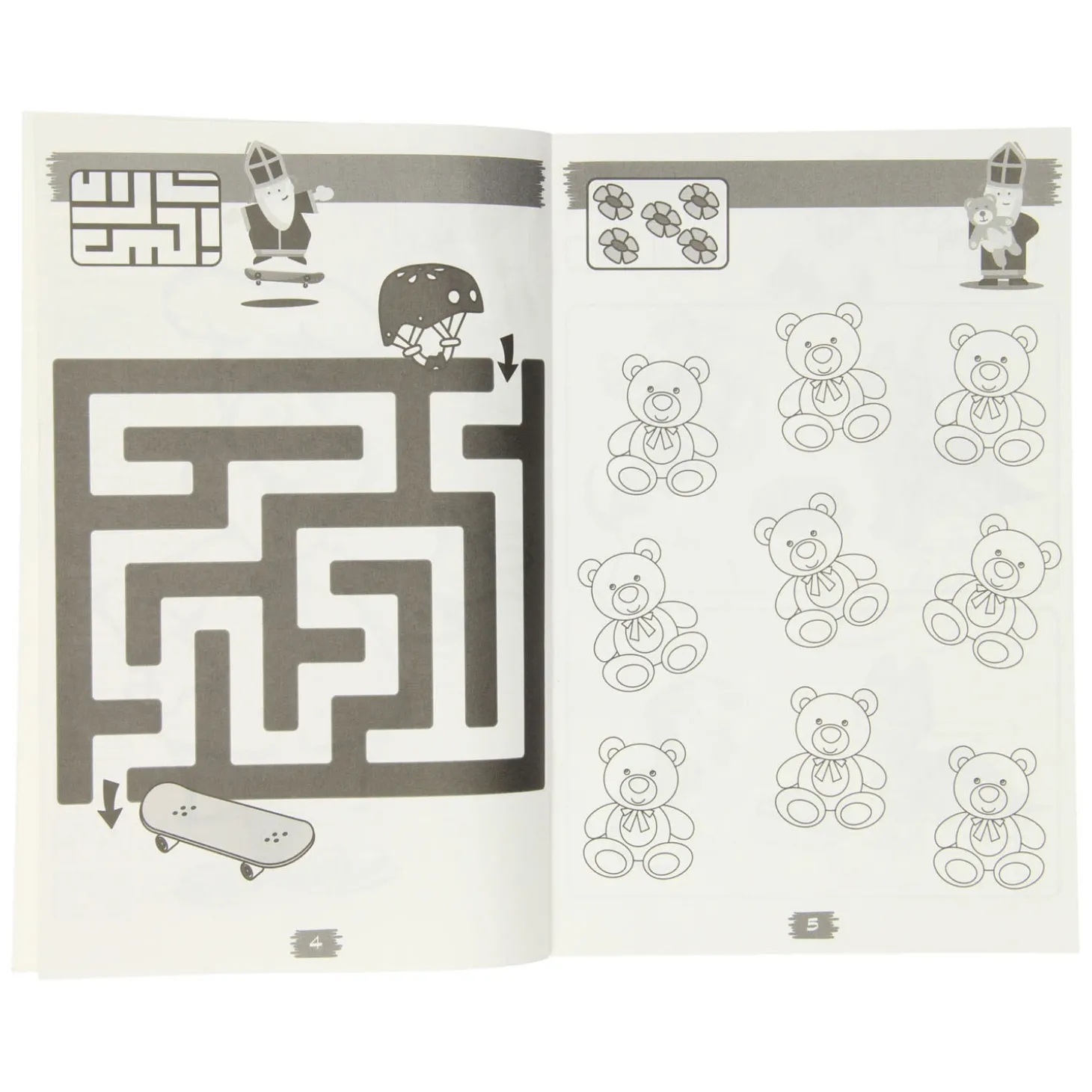 Denksport Kids Puzzelboek Sinterklaas