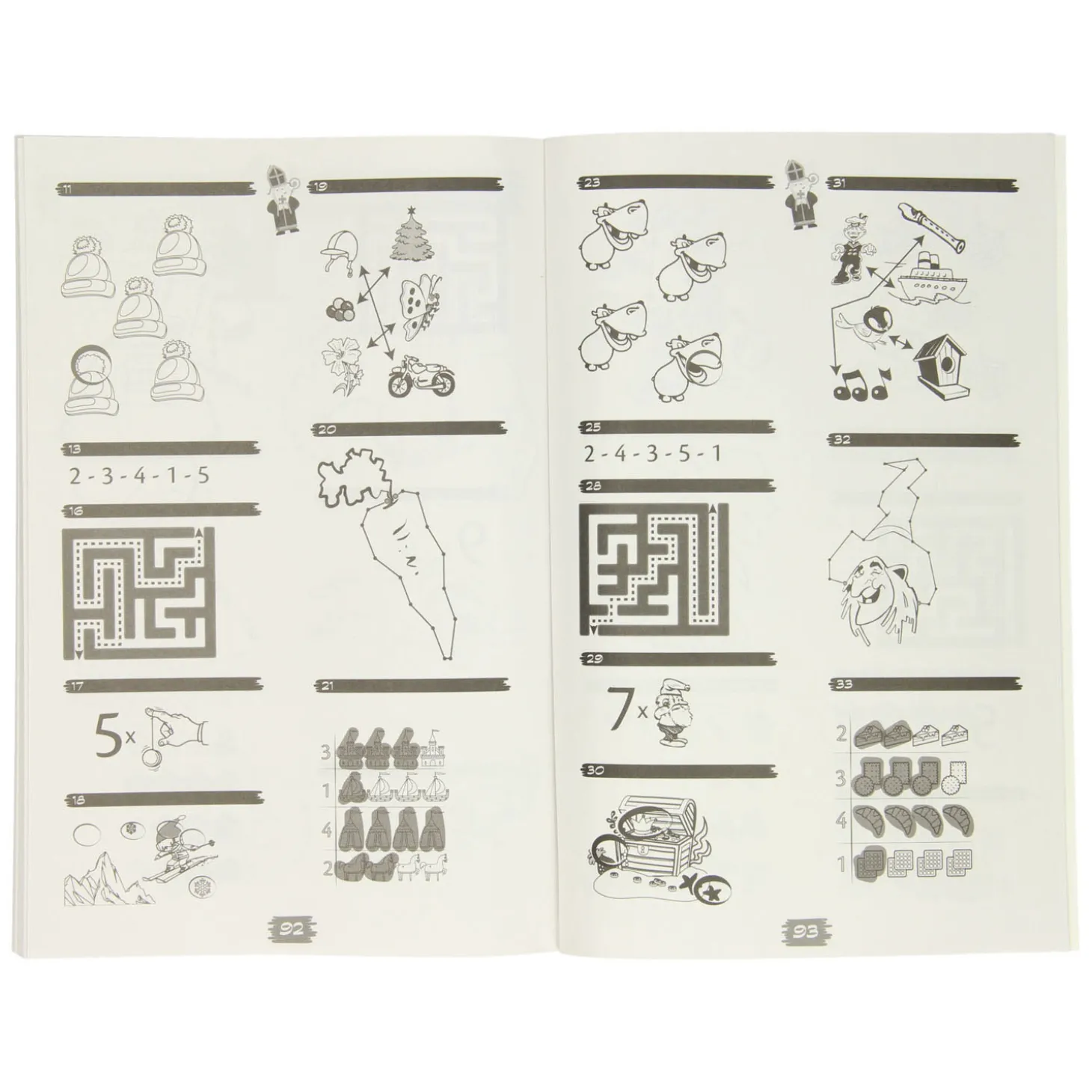 Denksport Kids Puzzelboek Sinterklaas