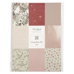 Design Papierblok 6 Designs, 24 Vellen