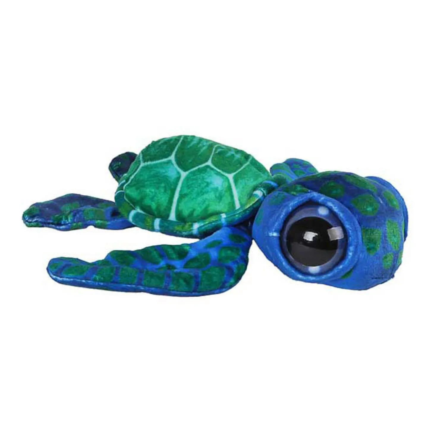 Destination Deep Schildpad Knuffel Pluche Groen, 18cm