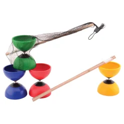 Diabolo Gekleurd met Houten Stokjes