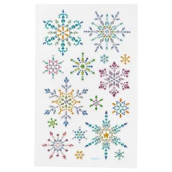 Diamant Stickers Ijskristallen, 1 Vel