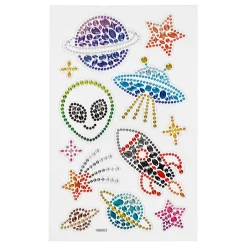 Diamant Stickers Ruimte, 1 Vel