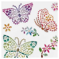 Diamant Stickers Vlinder, 1 Vel