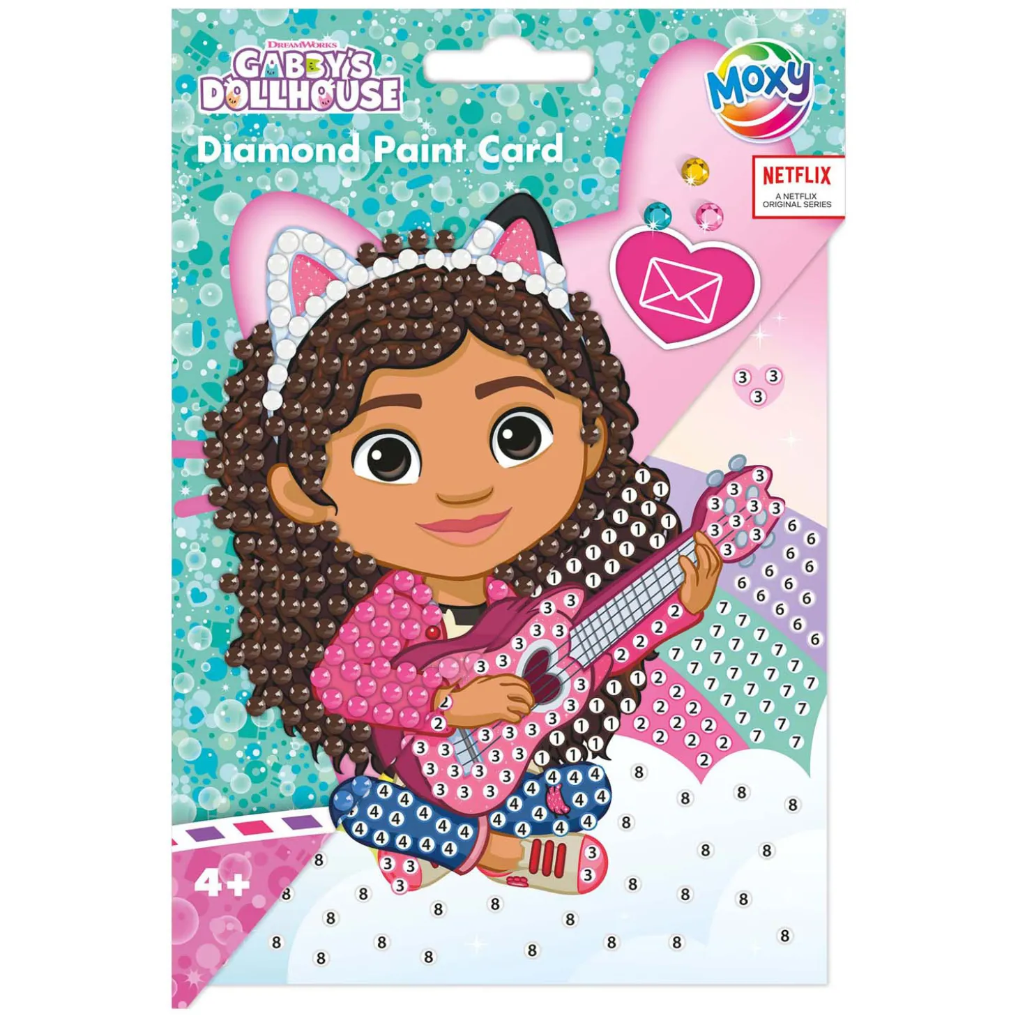 Diamond Painting Kaarten & Enveloppen Gabby's Poppenhuis
