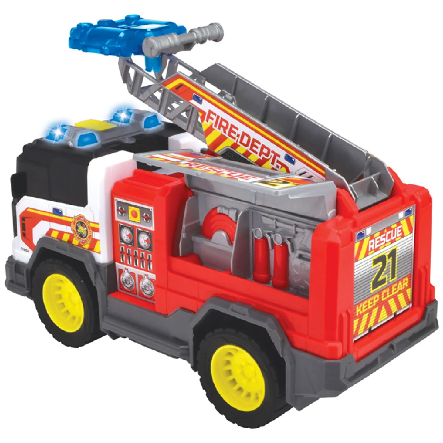 Dickie Brandweerwagen met Licht en Geluid